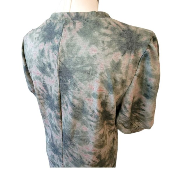 Lily Rose Olive Green and Pink Dress Shirt Style Midi Woman's Size XXL JJ3080 - Picture 9 of 9